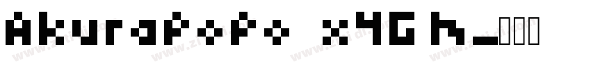 Akurapopo x4Gm字体转换